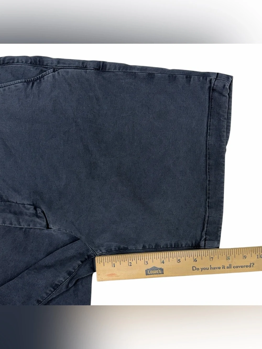 Faherty Shorts Mens 35 Blue Nights Coastline Chino Stretch Terry Casual Khaki 8”